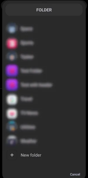 Folder - Selection