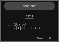 Mixed Graphic - Time/Event Text Font Size