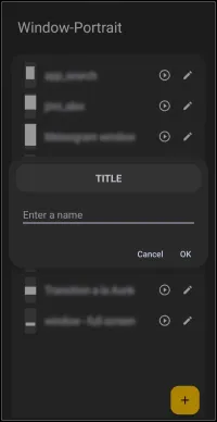 Window Add Item