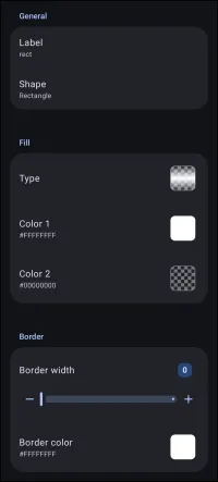 Shape Add dialog Shape Add dialog