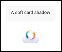 Soft Card and Icon Shadow