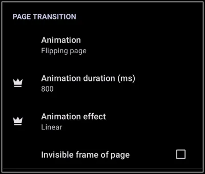 Page Transition - Animation